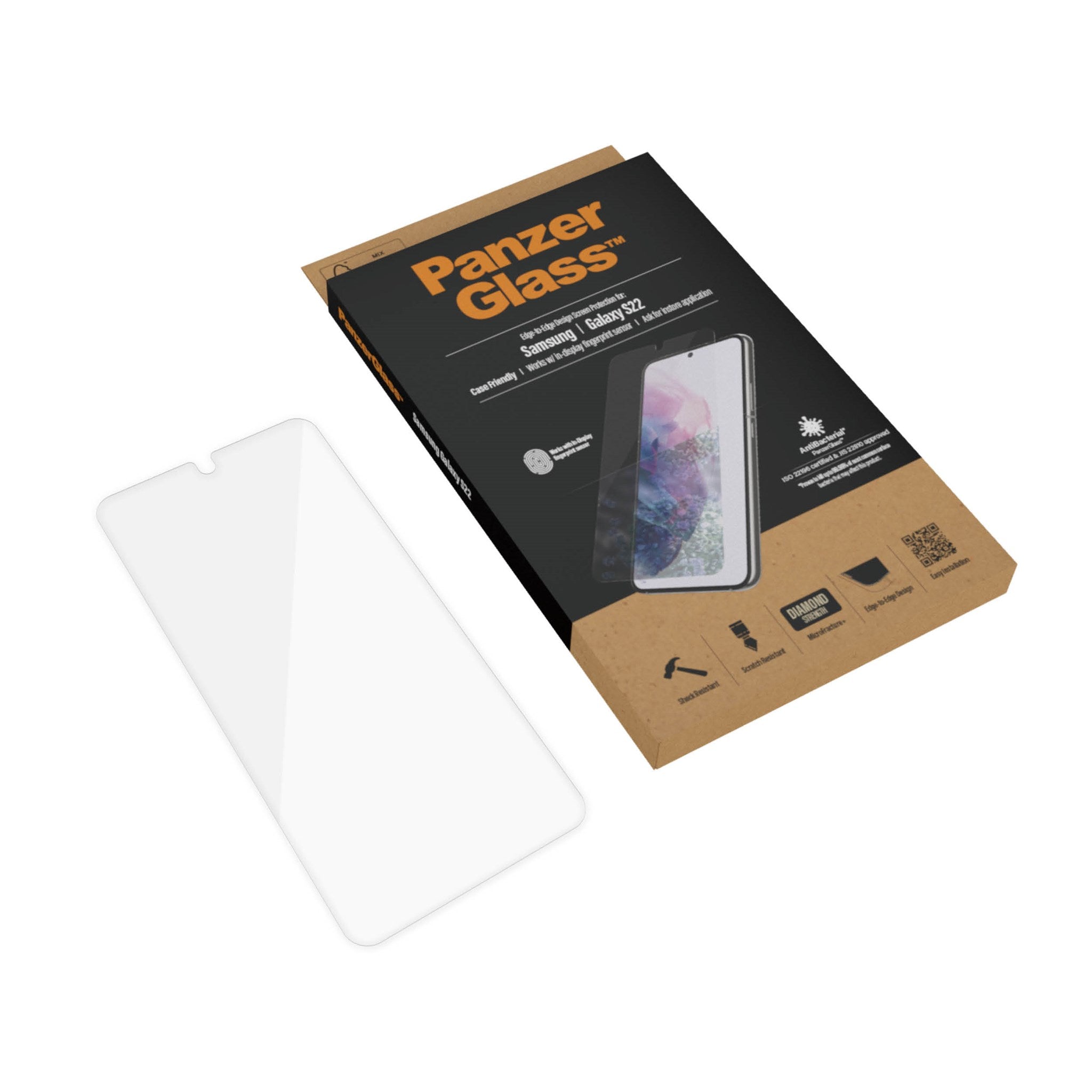 PanzerGlass® UltraForce1 Samsung Galaxy S22 5G | Screen Protector
